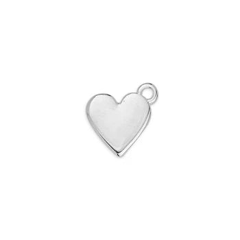 Simple Medium Slim Heart Charm