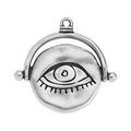 Big Engraved Eye Charm
