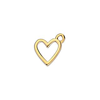 Medium Empty Heart Charm