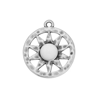 Sun in a Circle Charm