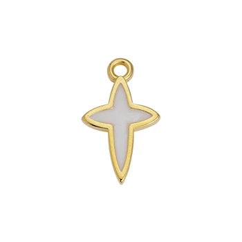 Midnight Cross Charm