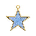 Shiny Blue Star Charm
