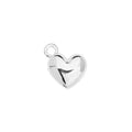 Simple Medium 3D Heart Charm