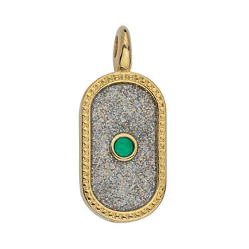 Green Wink Charm