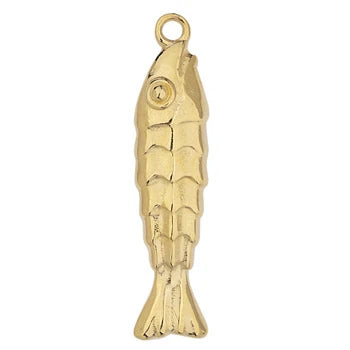 Medium Gold Fish Charm