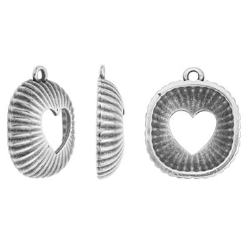 Empty Heart Charm