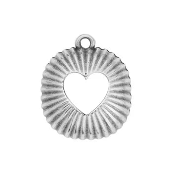 Empty Heart Charm