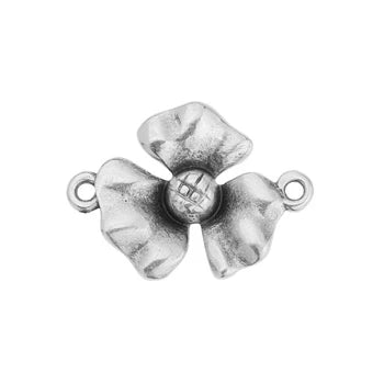 Medium Vintage Flower Charm