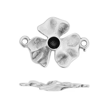 Medium Vintage Flower Charm