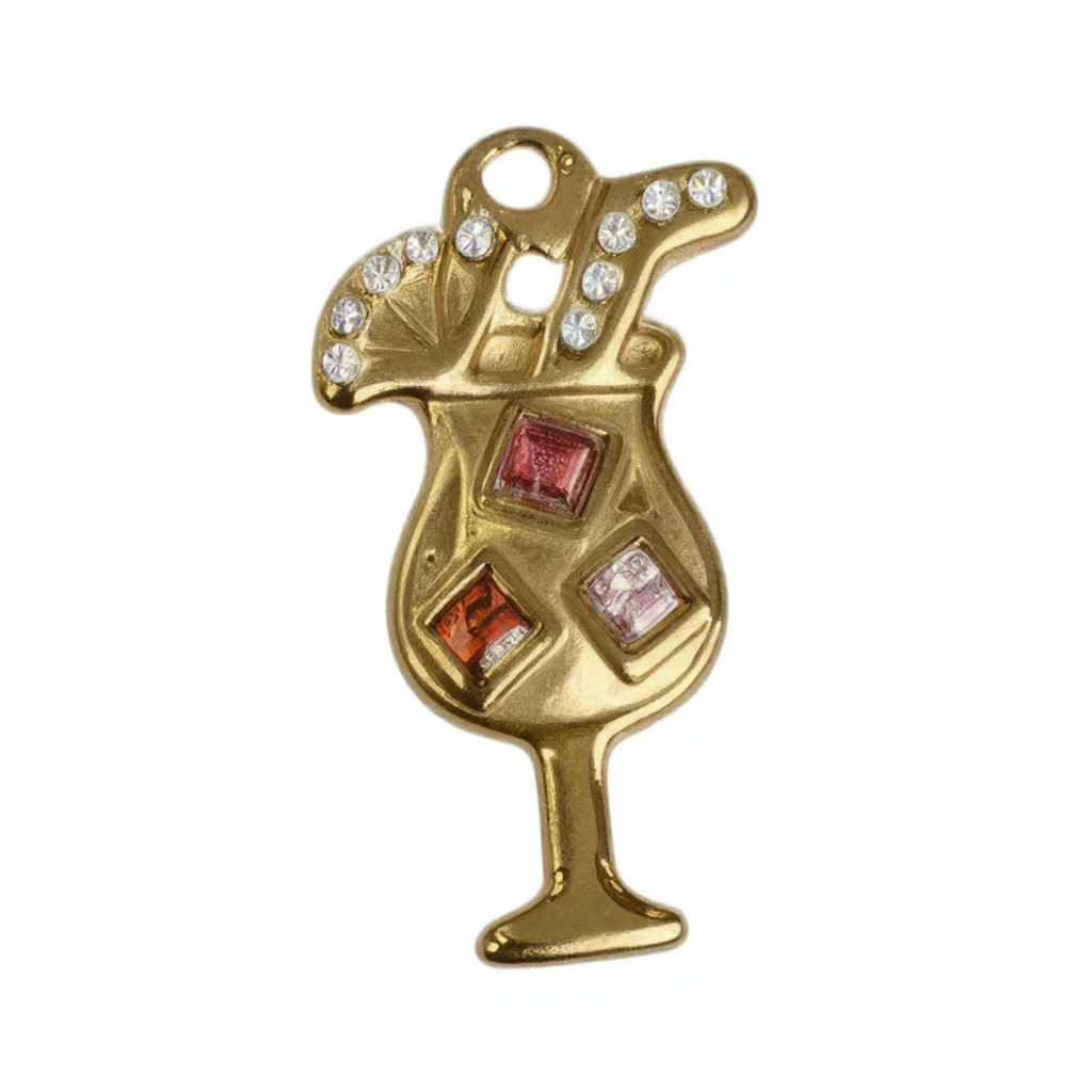 Cosmopolital Coctail Charm
