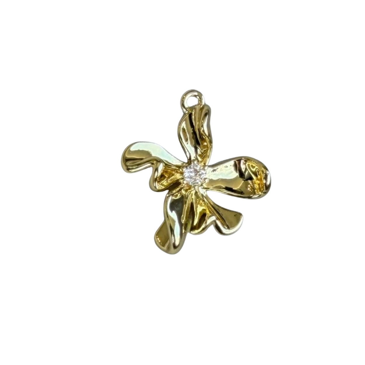 Shiny Flower Charm