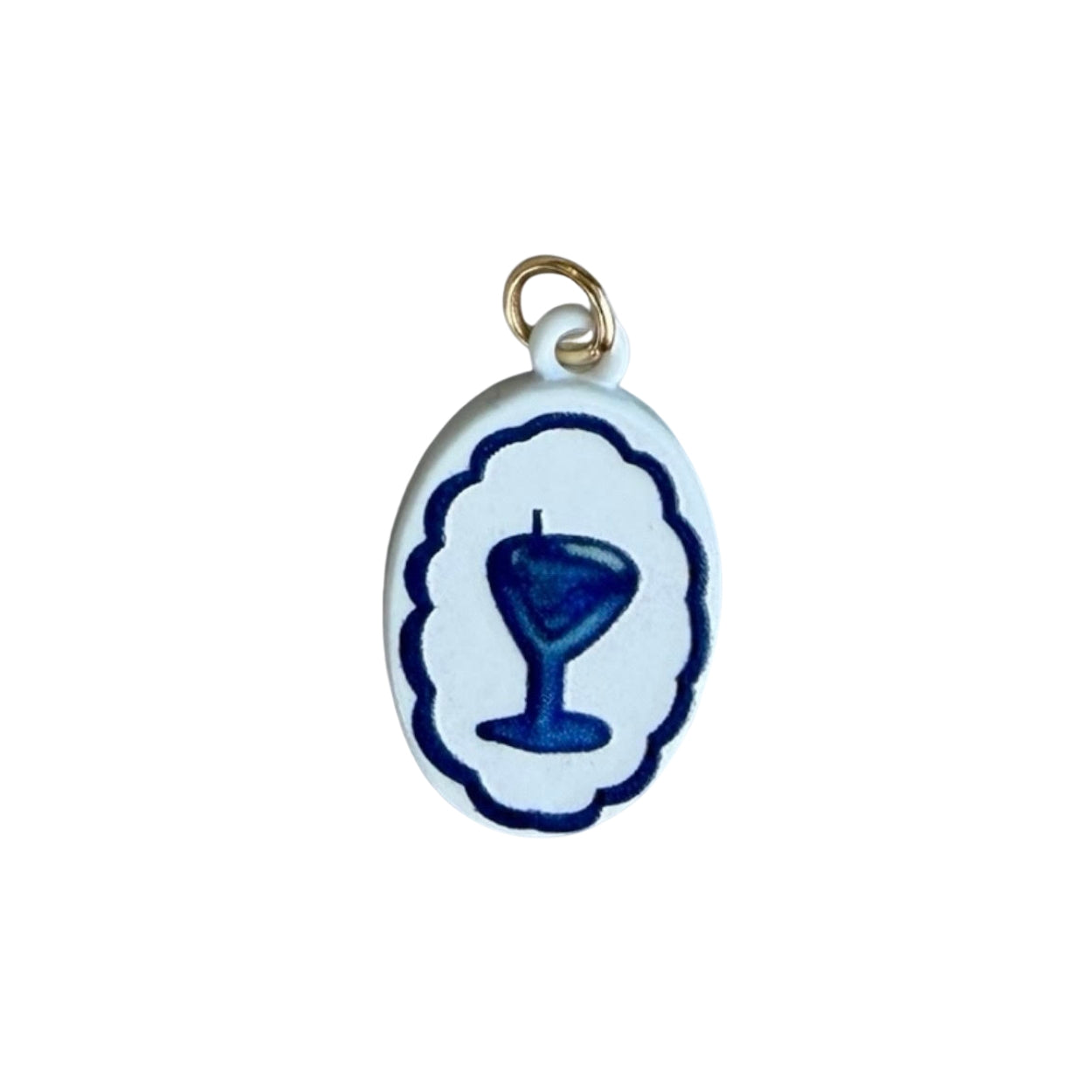Dolce Blue Martini Charm