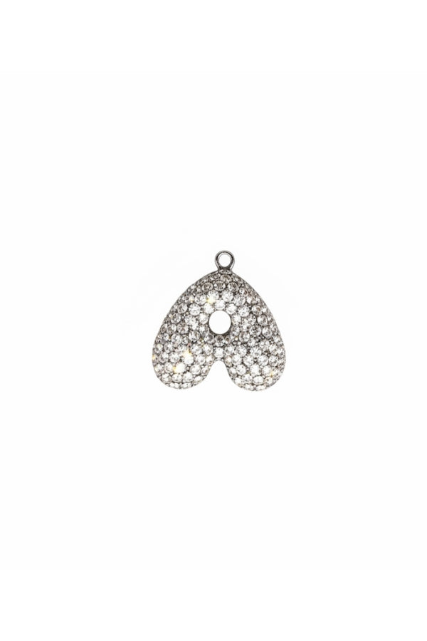 Modern Bold Monogram Charm with Zirgon stones