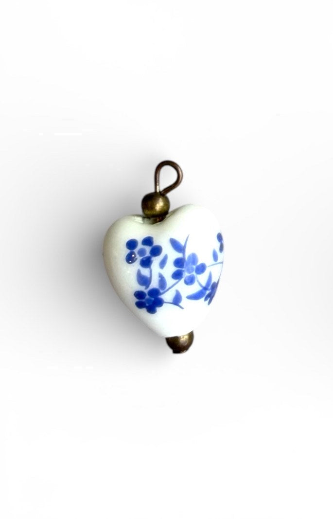 Dolce Blue Heart  Charm