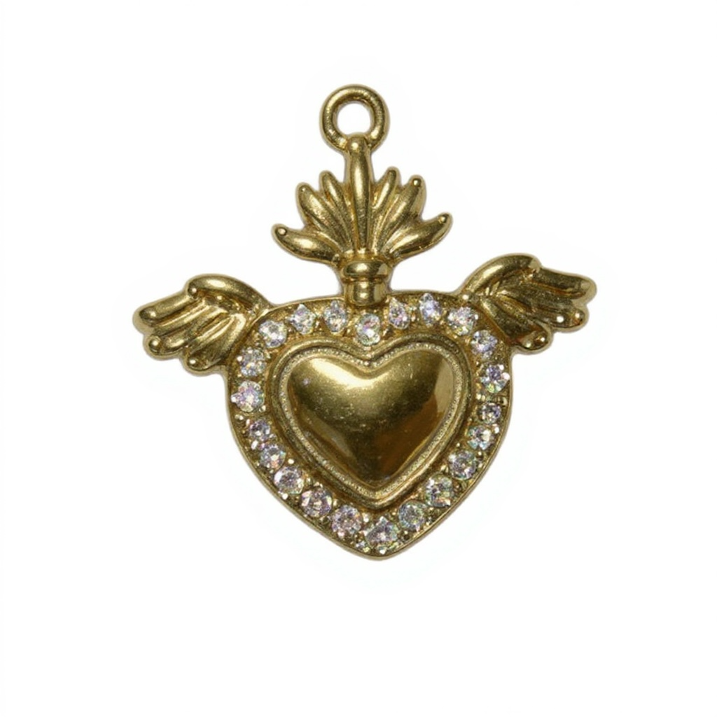 Angel heart Charm