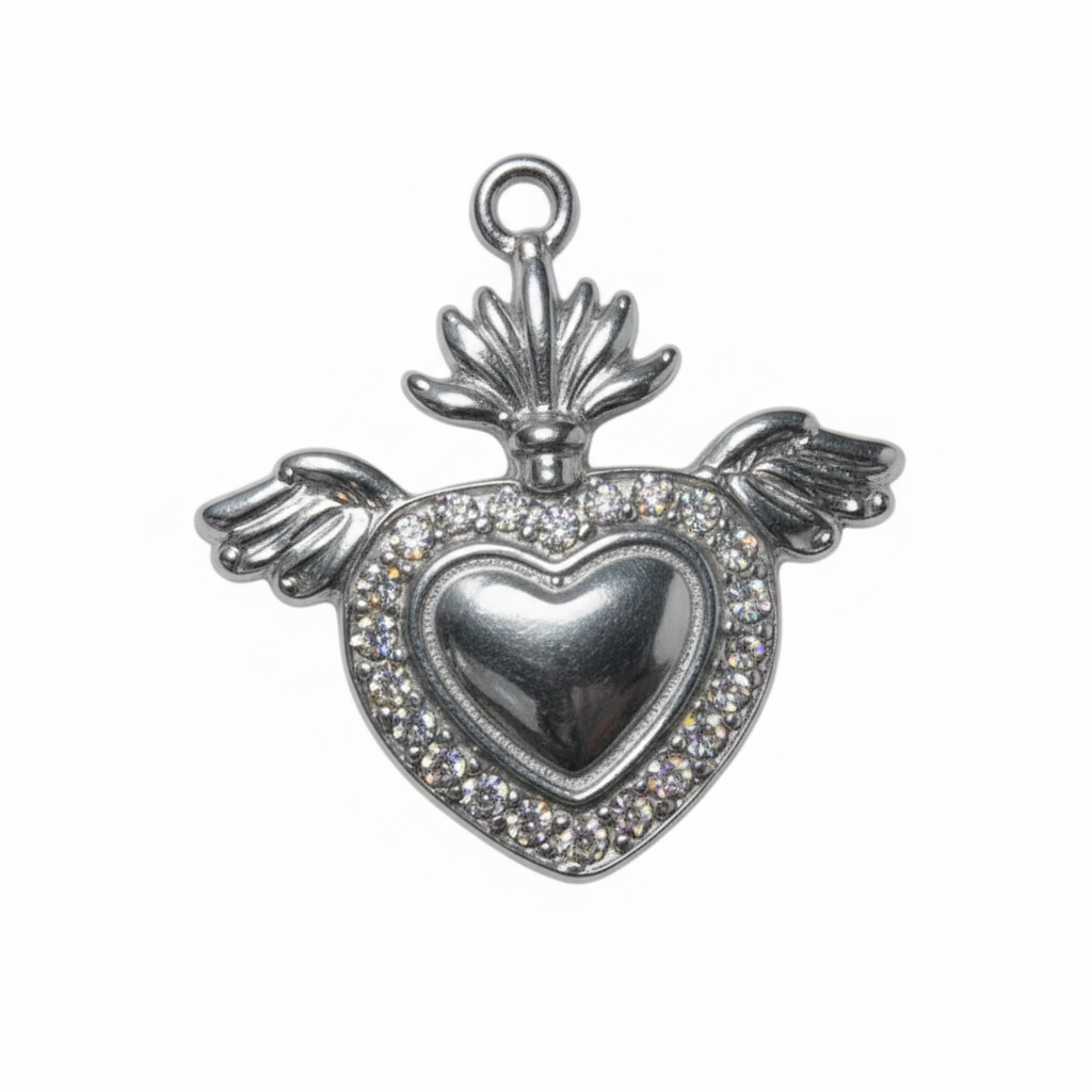 Angel heart Charm