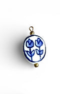 Dolce Blue Oval Charm