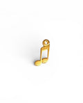 Golden Note Charm